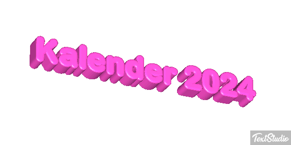 Kalender 2024 Efeito do texto