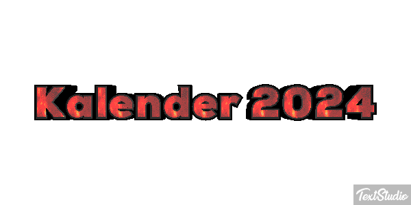 Kalender 2024 Efeito do texto