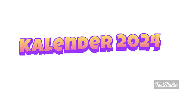Kalender 2024 Efeito do texto