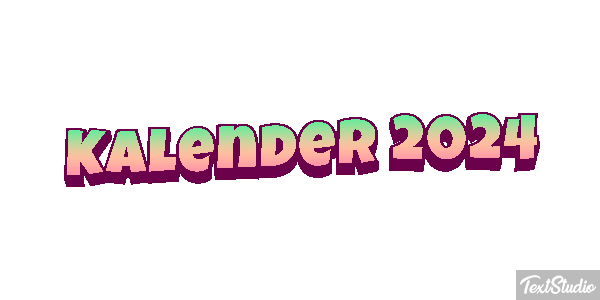 Kalender 2024 Efeito do texto