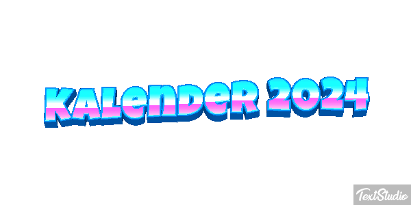 Kalender 2024 Efeito do texto