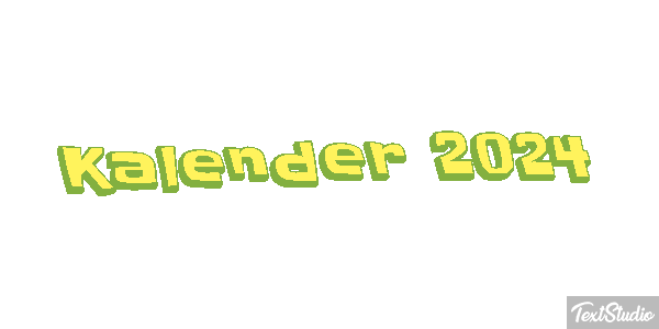 Kalender 2024 Efeito do texto