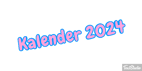 Kalender 2024 Efeito do texto