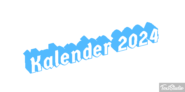 Kalender 2024 Efeito do texto