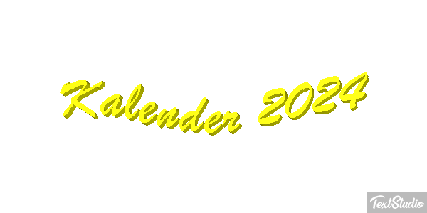 Kalender 2024 Efeito do texto