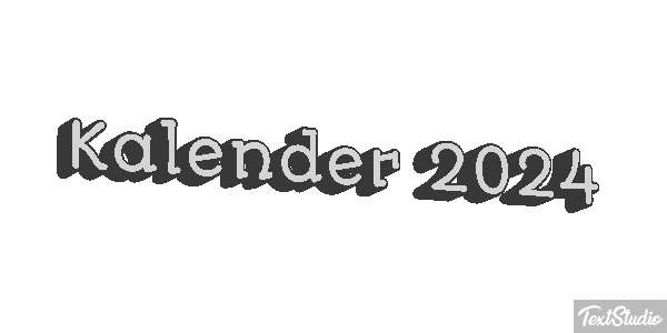 Kalender 2024 Efeito do texto