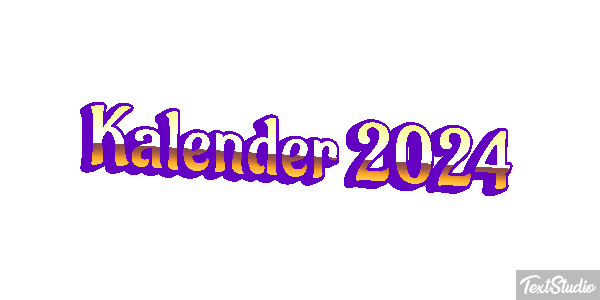 Kalender 2024 Efeito do texto