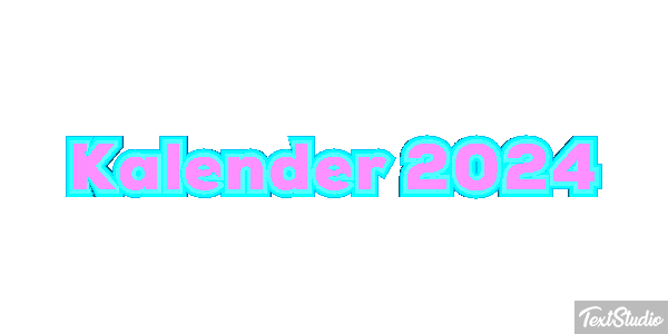 Kalender 2024 Efeito do texto