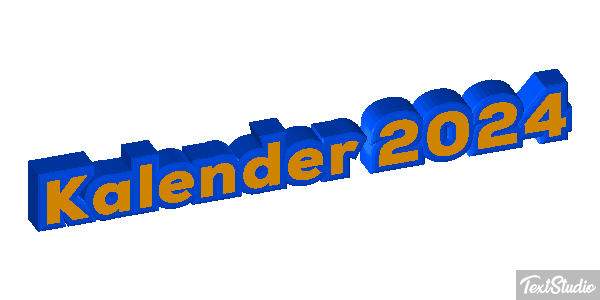 Kalender 2024 Efeito do texto