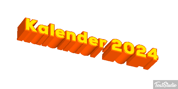Kalender 2024 Efeito do texto