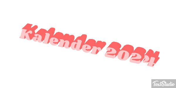 Kalender 2024 Efeito do texto