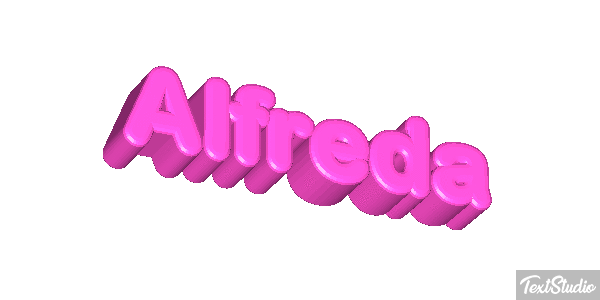 Alfreda Text effect