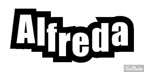 Alfreda Text effect