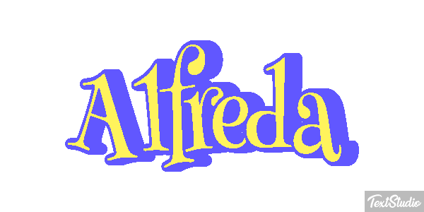 Alfreda Text effect