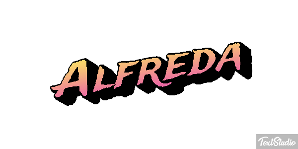 Alfreda Text effect
