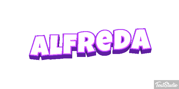 Alfreda Text effect