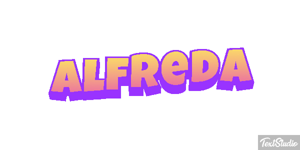 Alfreda Text effect
