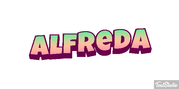 Alfreda Text effect