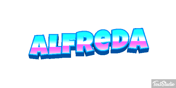 Alfreda Text effect