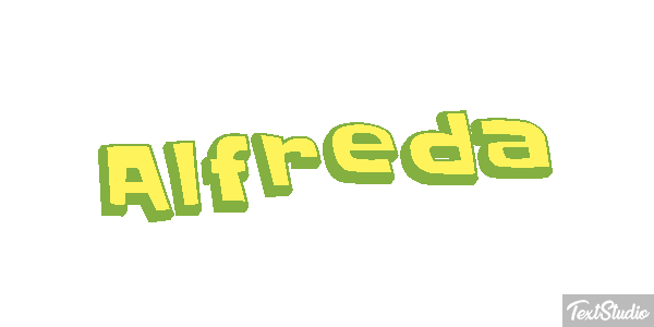 Alfreda Text effect