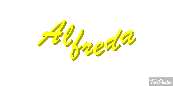 Alfreda Text effect
