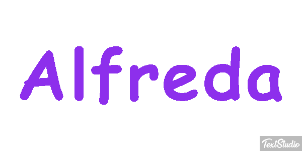 Alfreda Text effect