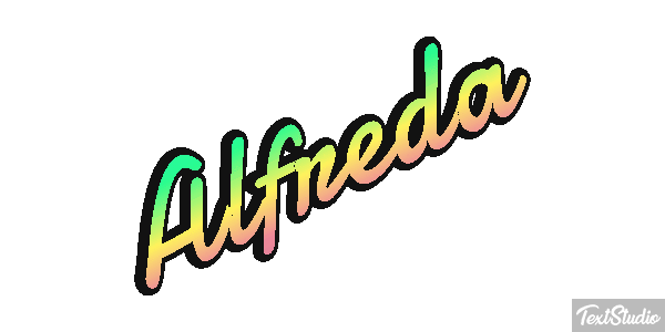 Alfreda Text effect