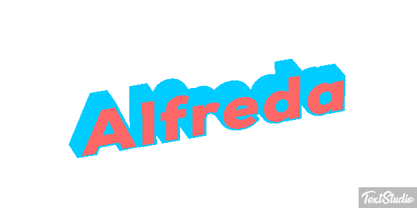 Alfreda Text effect