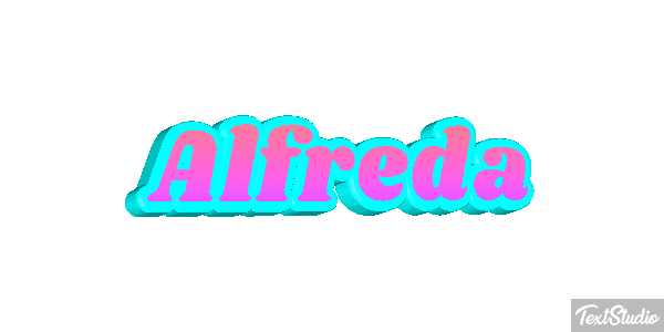 Alfreda Text effect