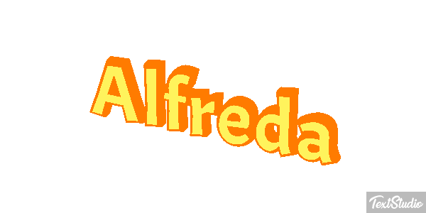 Alfreda Text effect
