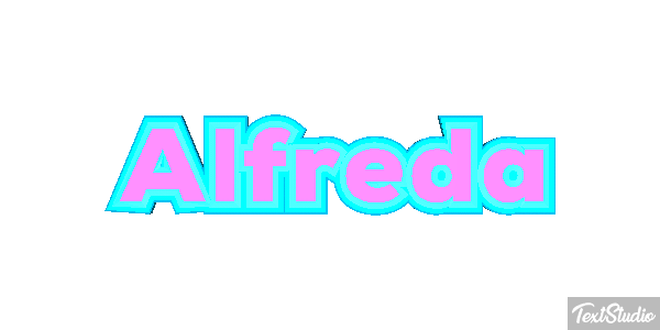 Alfreda Text effect