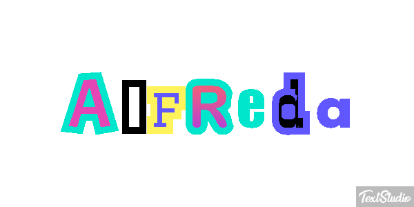 Alfreda Text effect