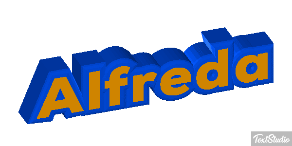 Alfreda Text effect