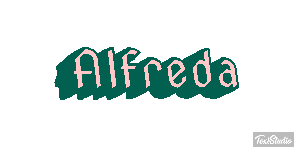 Alfreda Text effect