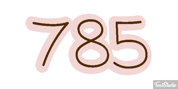 785 Metin efekti