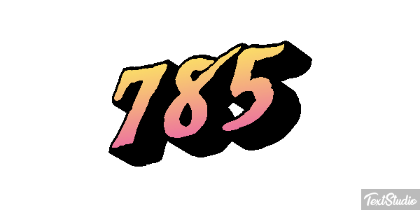 785 Metin efekti