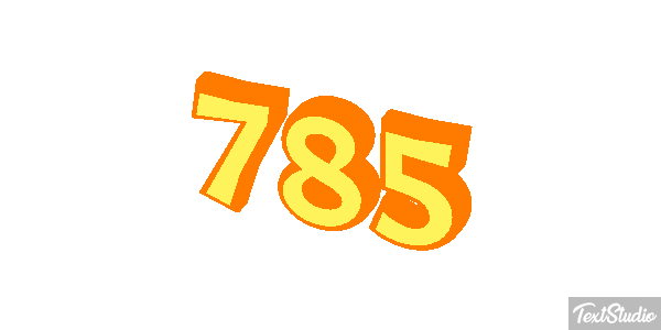 785 Metin efekti