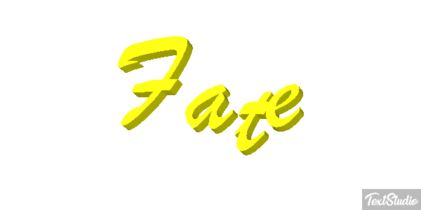 Fate Text effect
