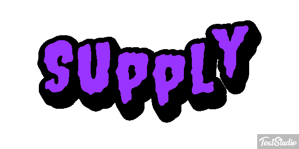 Supply Текстовый эффект