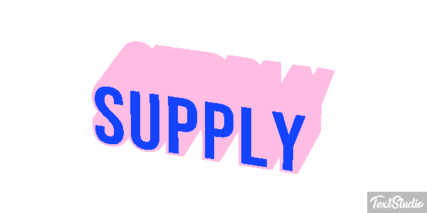 Supply Текстовый эффект