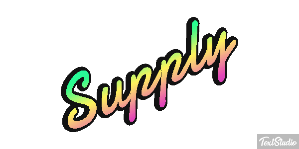 Supply Текстовый эффект