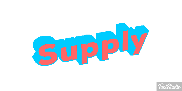 Supply Текстовый эффект