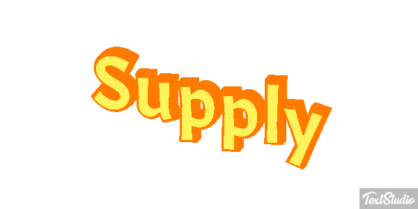 Supply Текстовый эффект