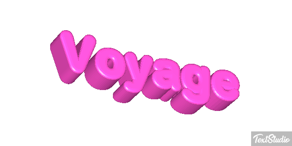 Voyage Effet de texte