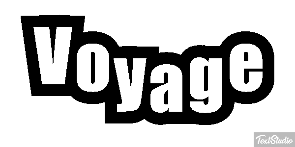 Voyage Effet de texte