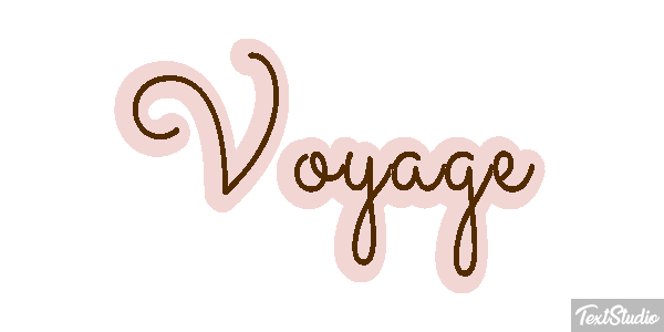 Voyage Effet de texte