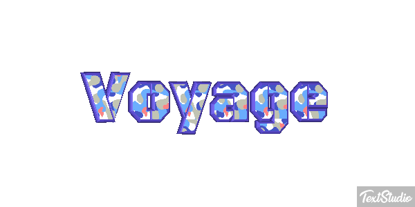 Voyage Effet de texte