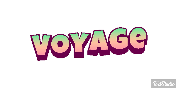 Voyage Effet de texte