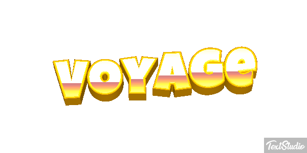 Voyage Effet de texte