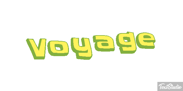Voyage Effet de texte